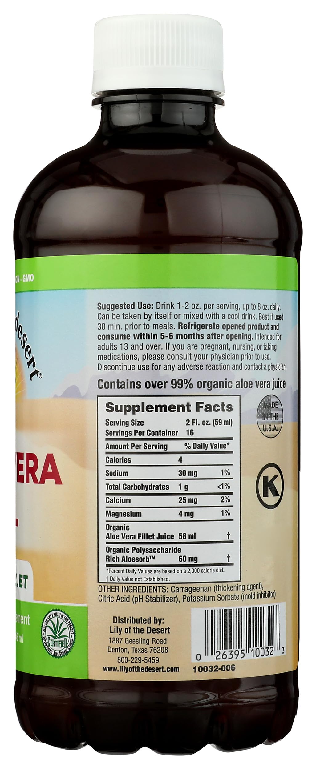Lily Of The Desert Aloe Vera Gel, 32 fl oz
