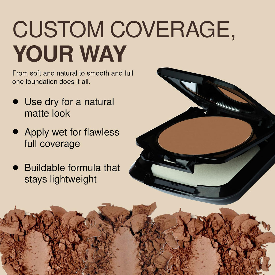 Palladio Dual Wet and Dry Powder Foundation, Natural Clary, 8 g