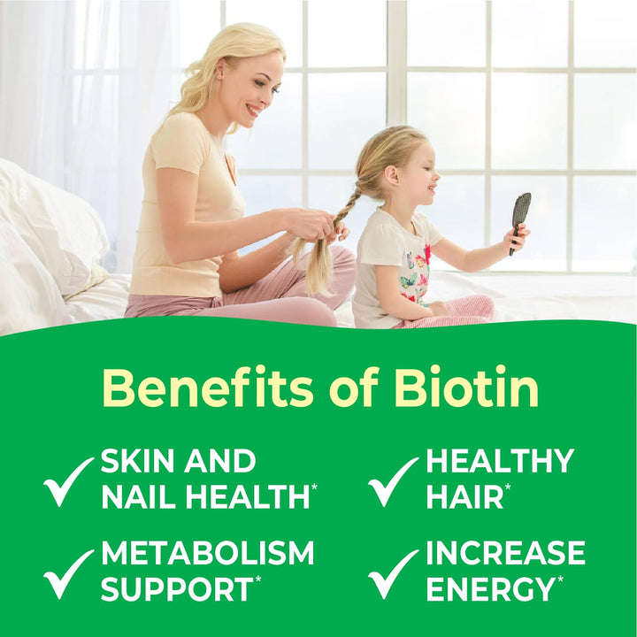 VitaWorks Kids Biotin Chewable Tablets, 5000 mcg, 120 Count