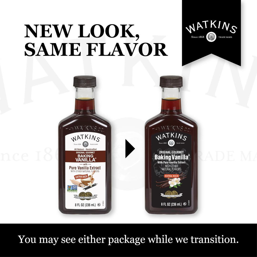 Watkins Original Gourmet Baking Vanilla, 8 fl oz