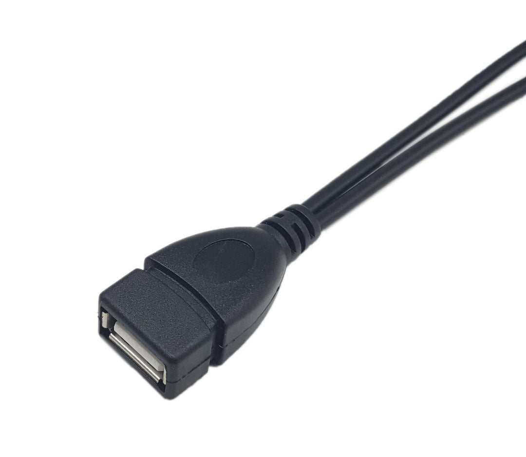 SinLoon USB 2.0 Y Splitter Cable, Micro USB OTG Host, USB A Female to Micro USB Male