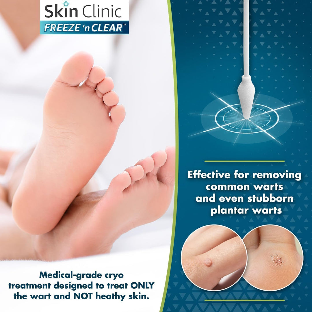 Skin Clinic FREEZE 'n CLEAR Wart Remover, 12 Count