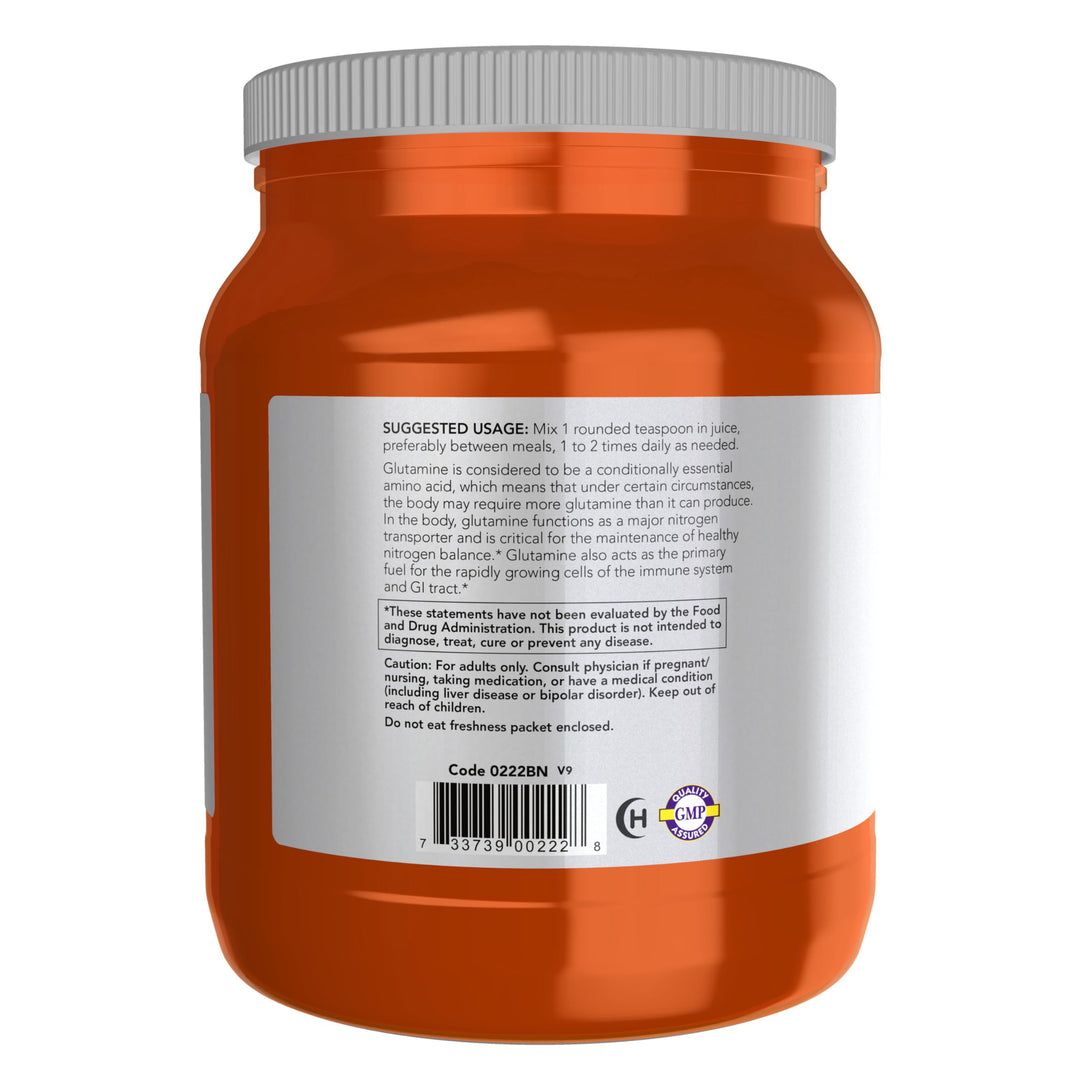 NOW L-Glutamine Powder, 2.2 lb