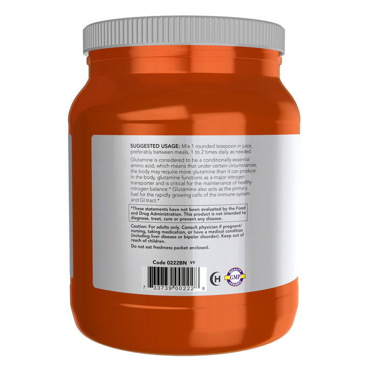 NOW L-Glutamine Powder, 2.2 lb