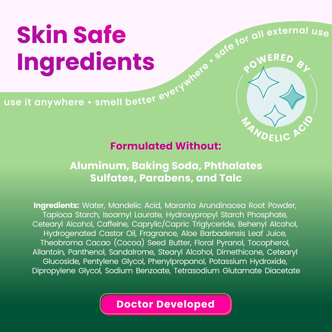 Lume Whole Body Deodorant Cream Stick, Soft Powder, 2.2 oz