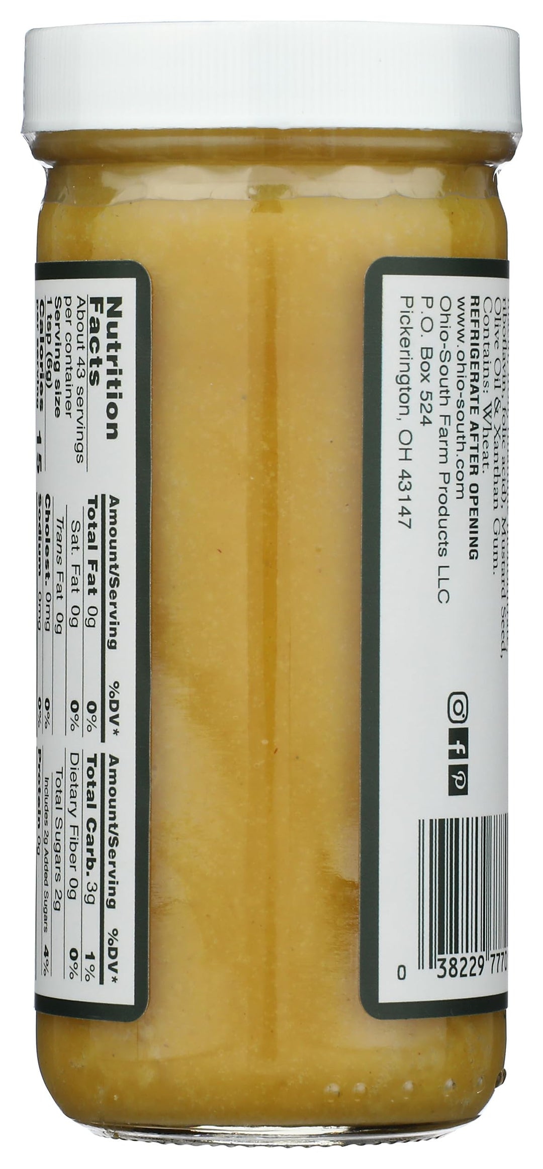 Mendocino Hot Sweet Mustard, 9 oz