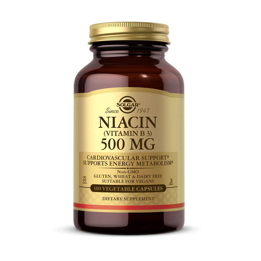 Solgar Niacin 500 mg, 100 Count