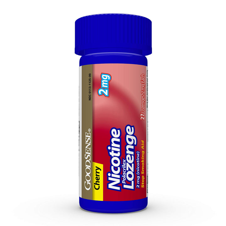 Good Sense Nicotine Polacrilex Lozenge, Cherry, 2 mg, 108 Count