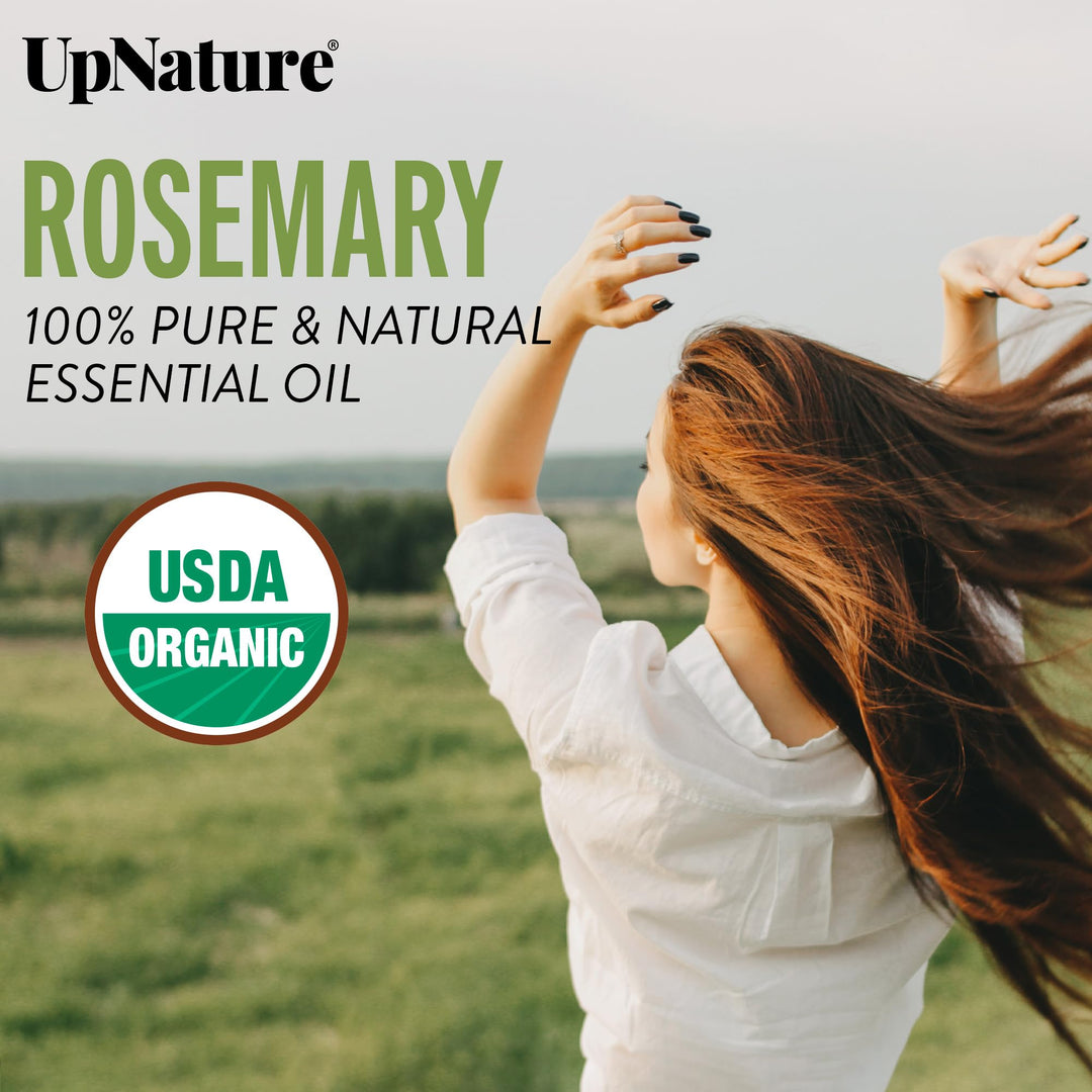 UpNature Organic Rosemary Essential Oil, 2 fl oz