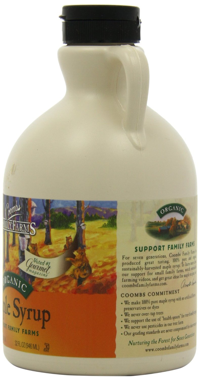 Coombs Family Farms Organic Maple Syrup, Grade A Dark, 32 fl oz