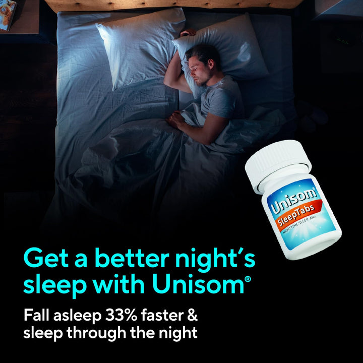 Unisom SleepTabs Doxylamine Succinate, 48 Count