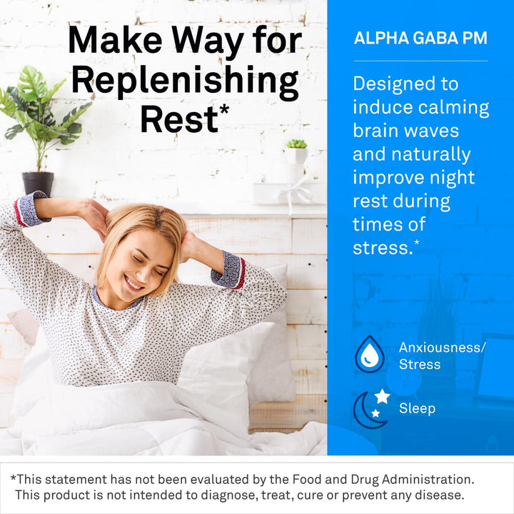 NeuroScience Alpha GABA PM, 60 Count