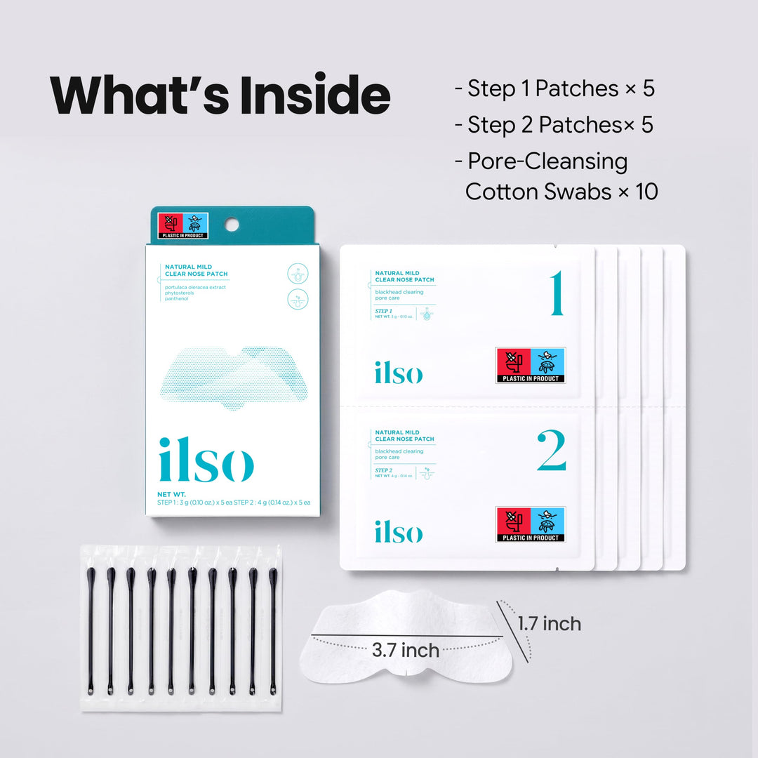 ilso Clear Nose Patch, 5 Count
