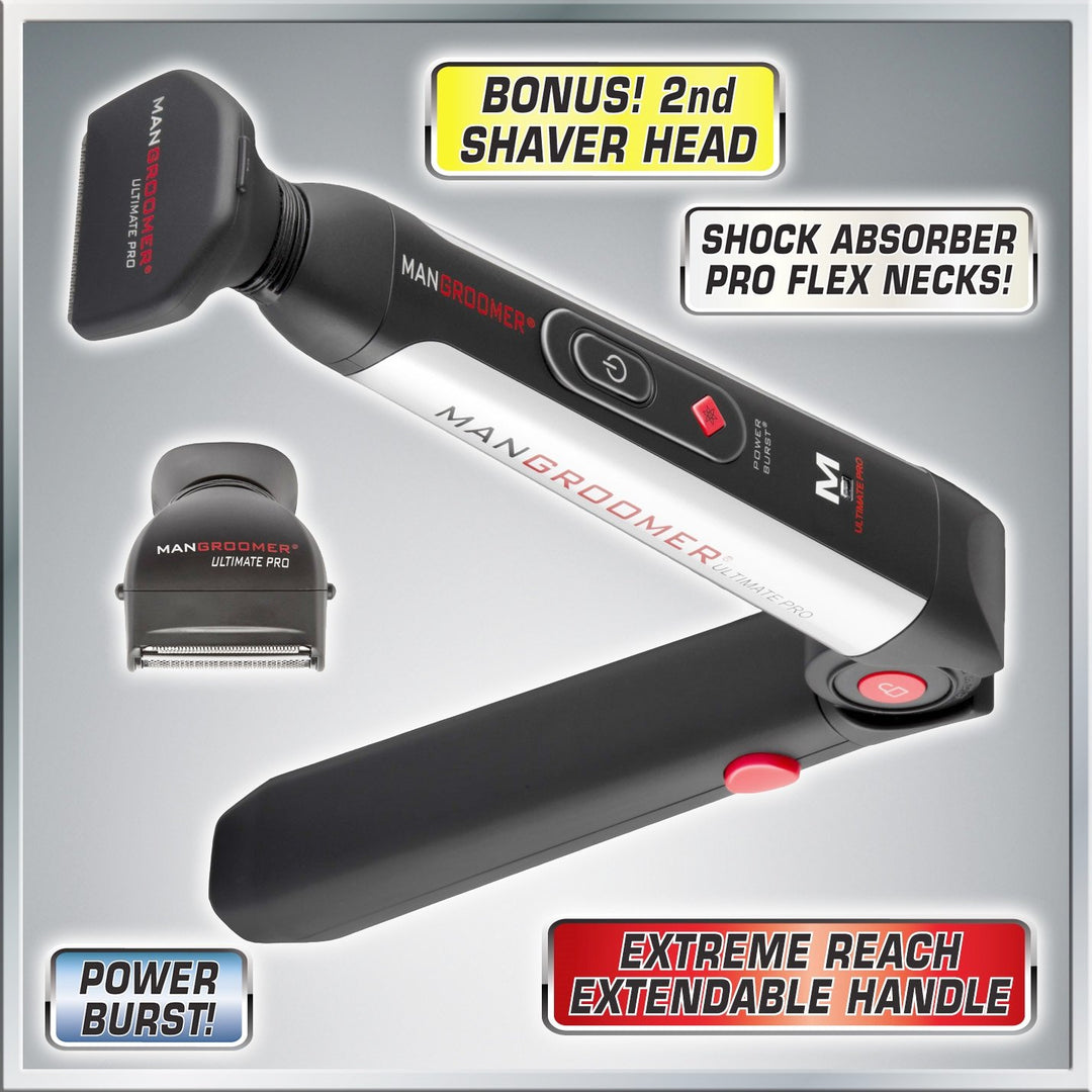 Mangroomer Ultimate Pro Back Shaver, 2 Count
