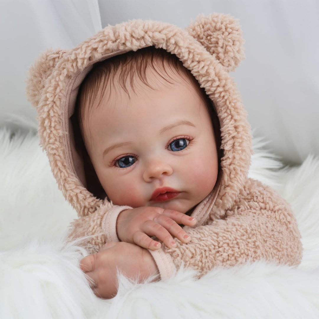 KSBD Reborn Baby Doll, Boy, 18 Inch