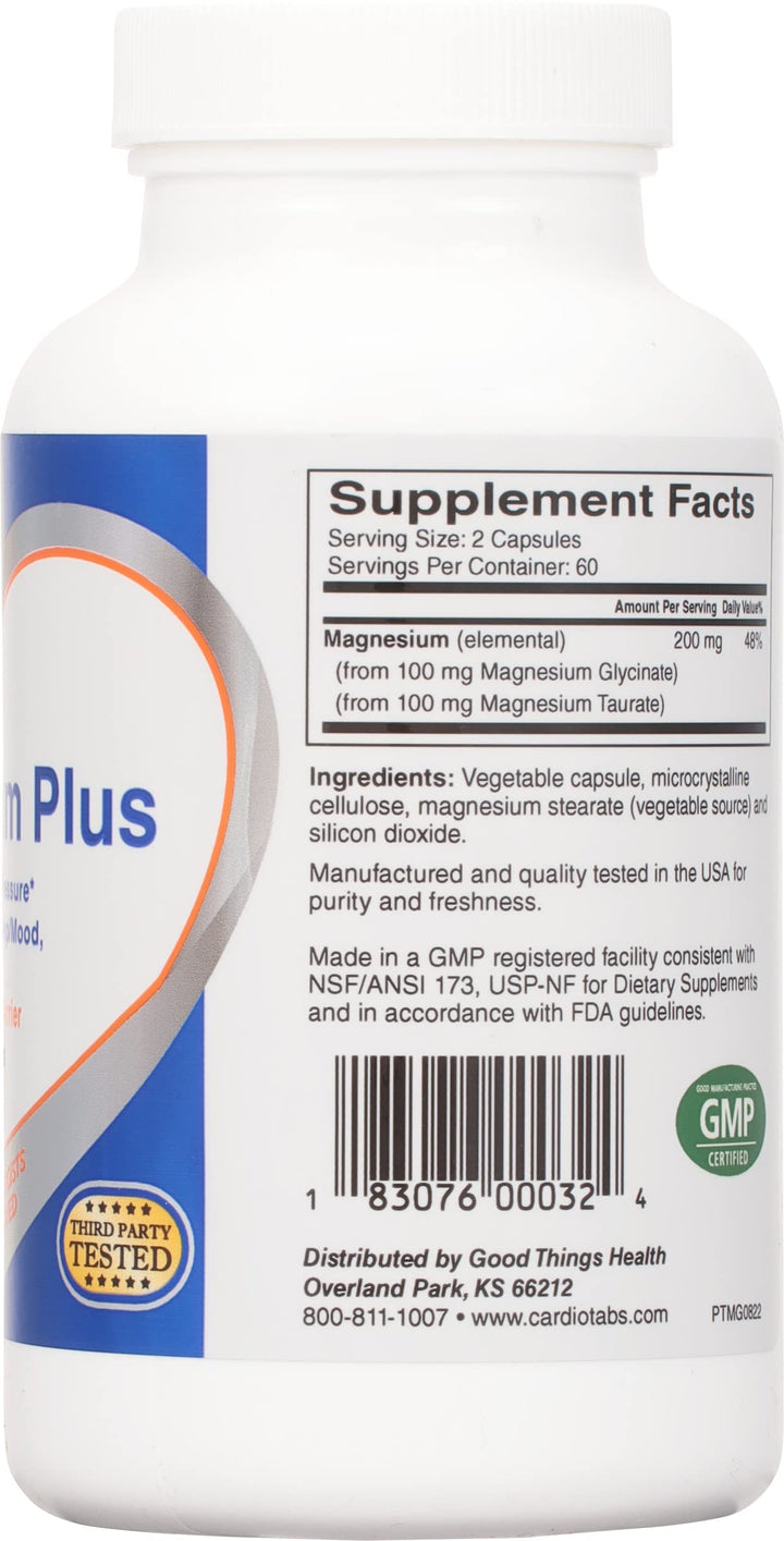 CardioTabs Magnesium Plus, 200 mg