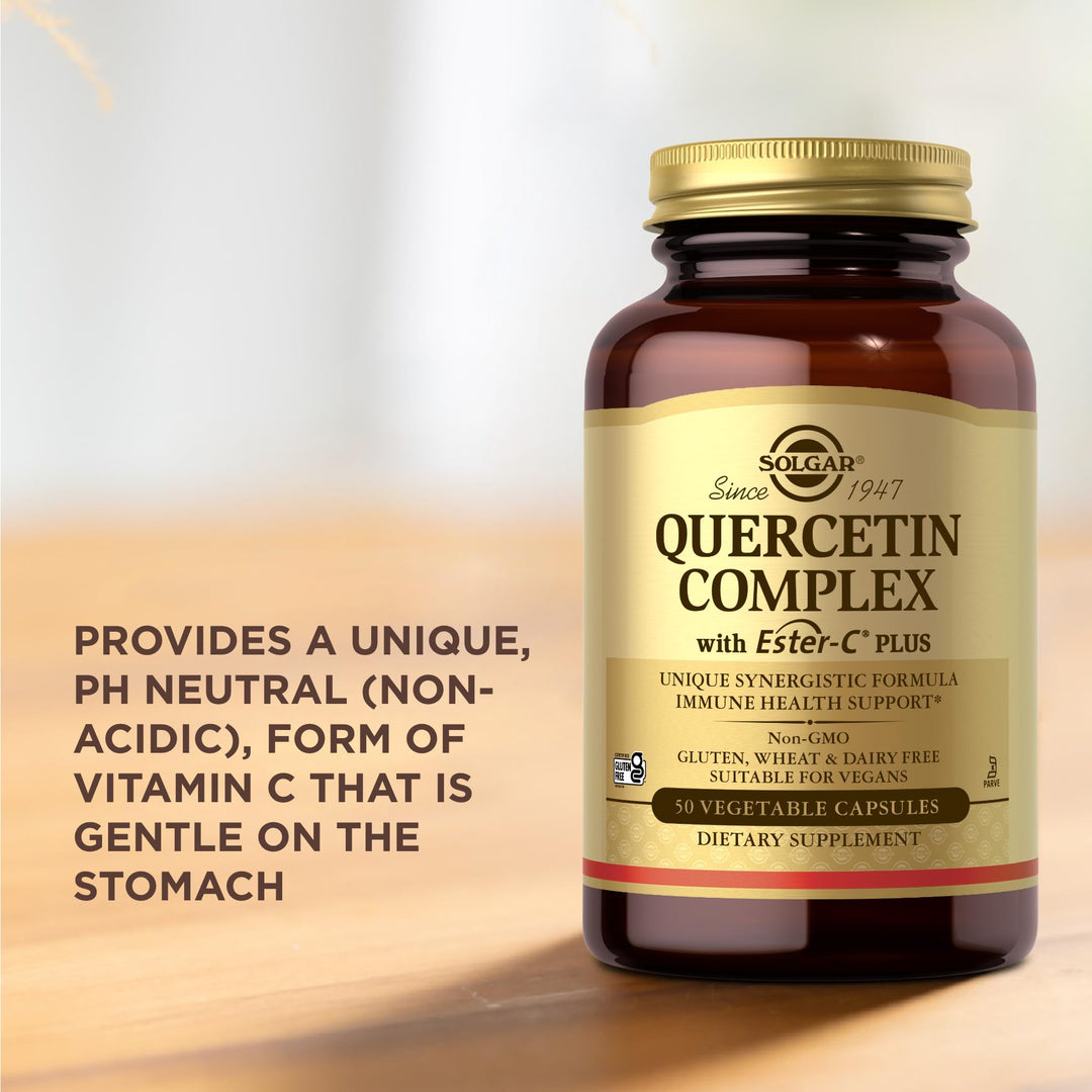 Solgar Quercetin Complex with Ester-C Plus, 50 Count