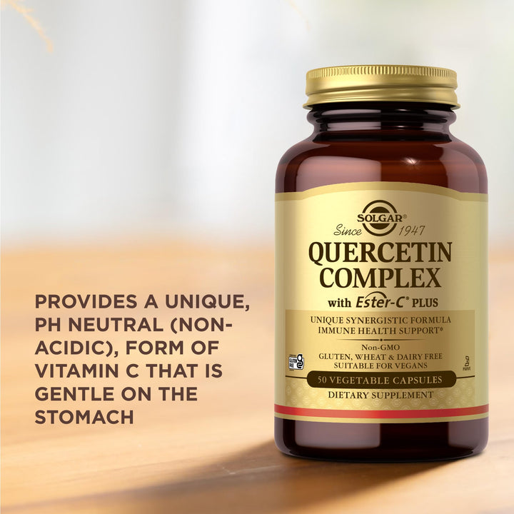 Solgar Quercetin Complex with Ester-C Plus, 50 Count