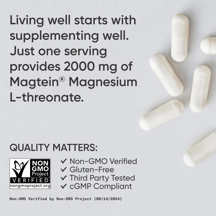 Sports Research Magnesium L-Threonate Capsules, 2000 mg, 90 Count