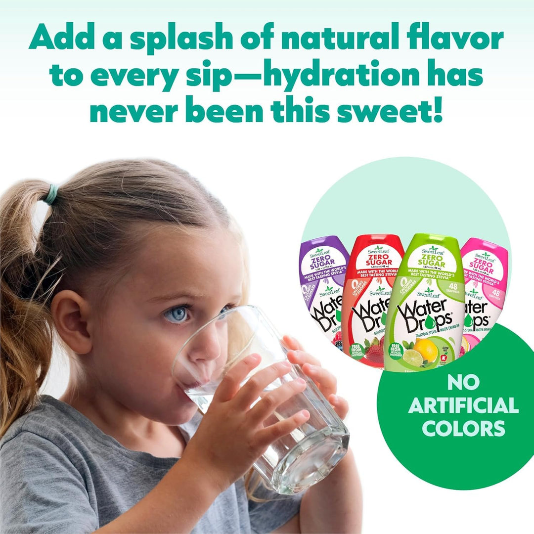 SweetLeaf Water Flavoring Drops, Strawberry Kiwi, 1.62 fl oz