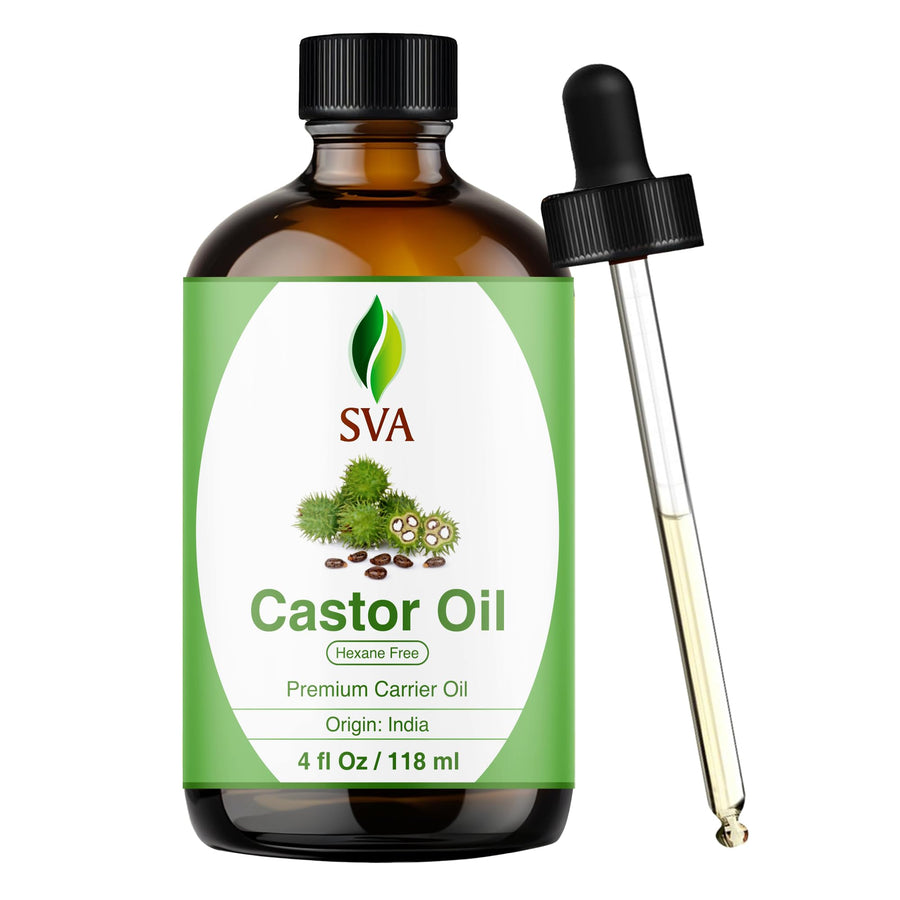 SVA Organics Castor Oil, 4 fl oz