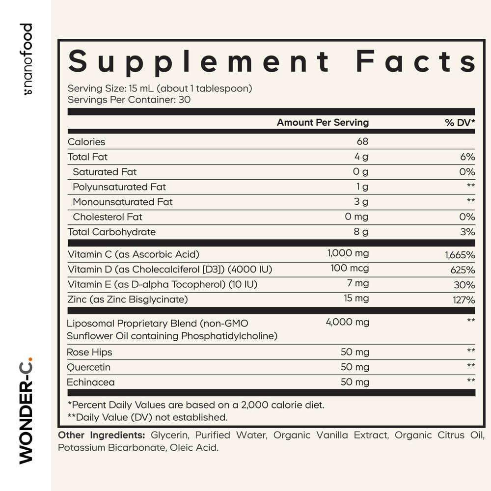 Codeage Liquid Vitamin C Supplement, 1000 mg, 16 fl oz