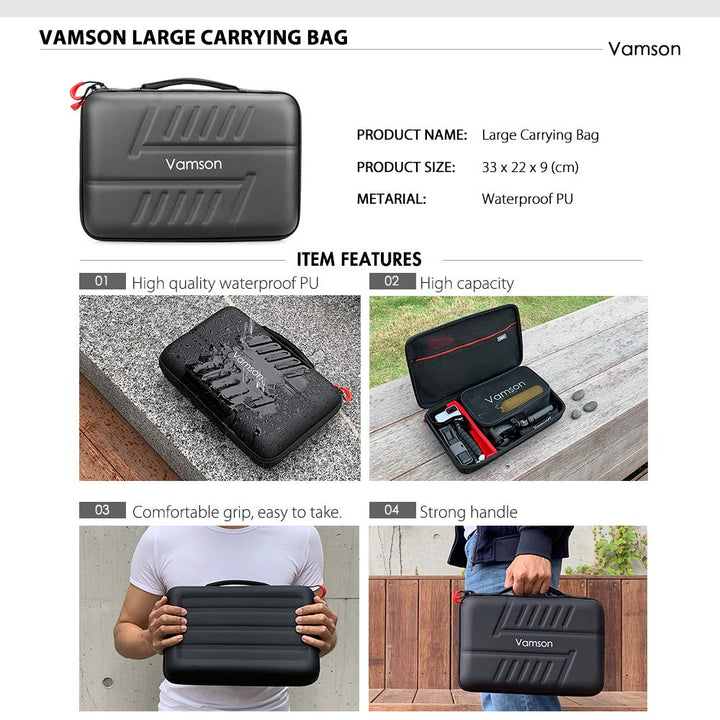 Vamson Accessories Kit for GoPro Hero 12 11 10 9, 64 Count