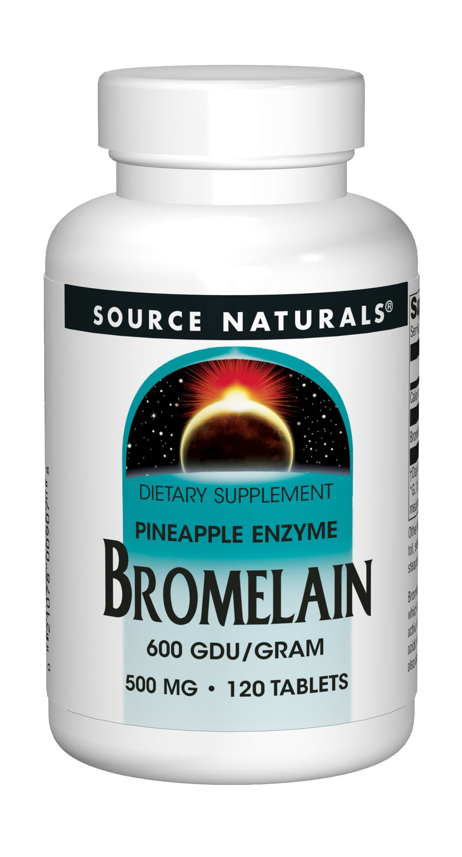Source Naturals Bromelain Pineapple Enzyme, 500 mg, 120 Count