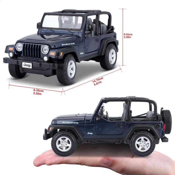 Maisto Jeep Wrangler Rubicon Diecast Vehicle, 1:27 Scale