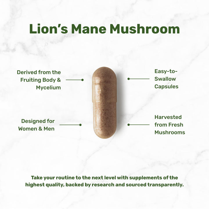 DEAL SUPPLEMENT Lions Mane Mushroom Capsules, 240 Count
