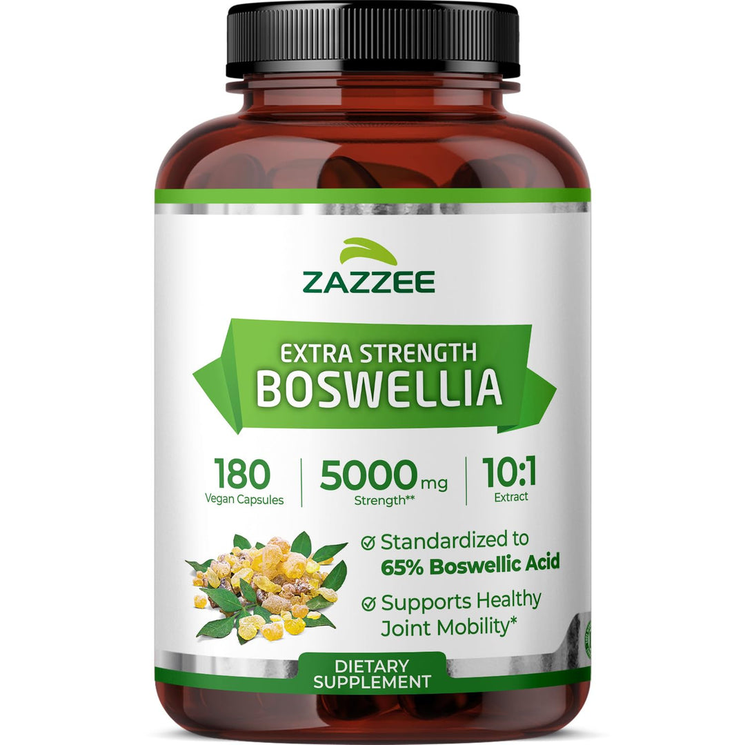 Zazzee Boswellia 10:1 Extract, 180 Count