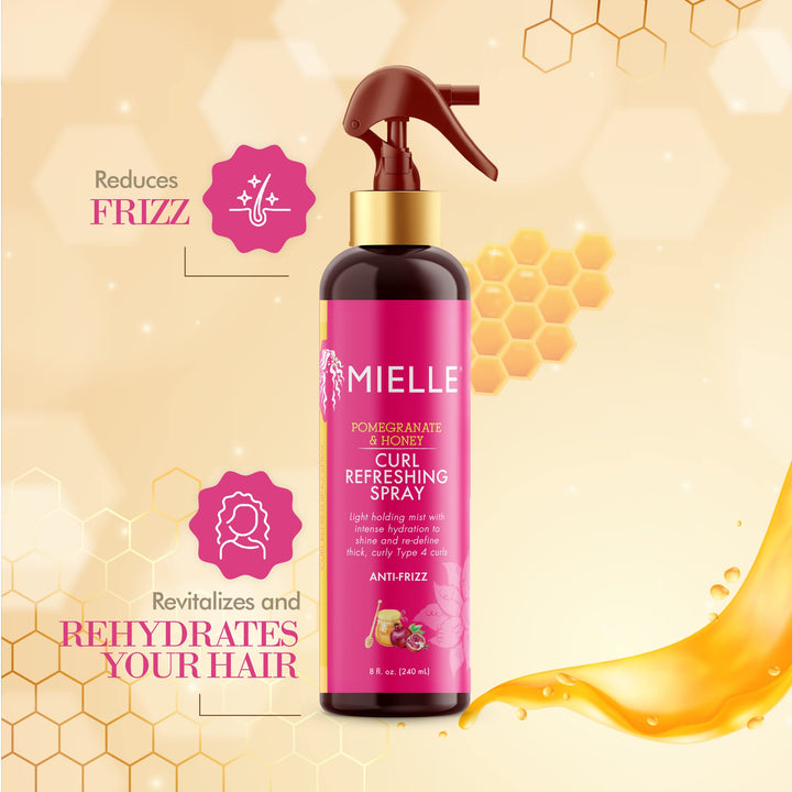 Mielle Organics Pomegranate & Honey Curl Refreshing Spray, 240 ml