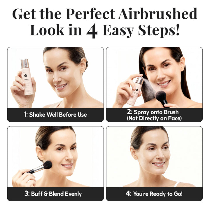Jerome Alexander MagicMinerals AirBrush Foundation, Medium, 2 Count