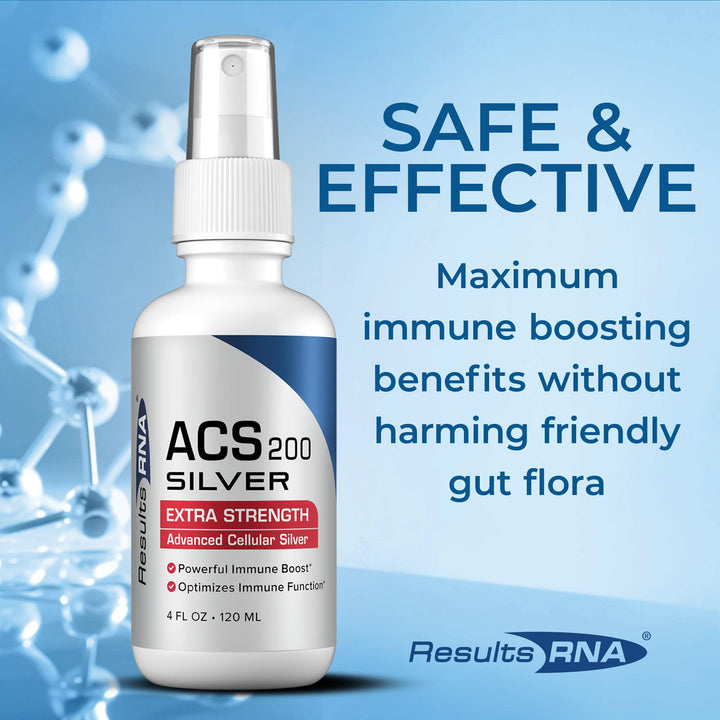 Results RNA ACS 200 Extra Strength Colloidal Silver, 2 fl oz