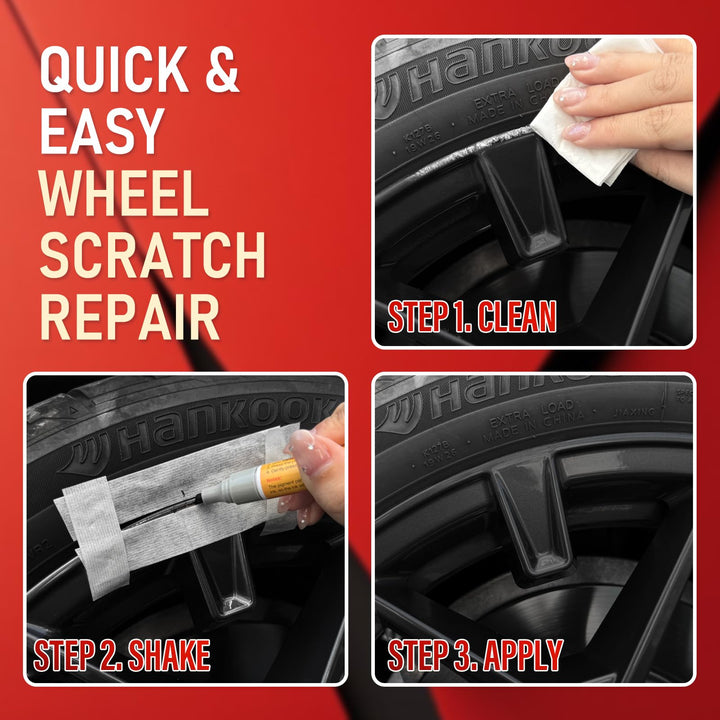 Smaphy Wheel Repair Kit, Matte Black