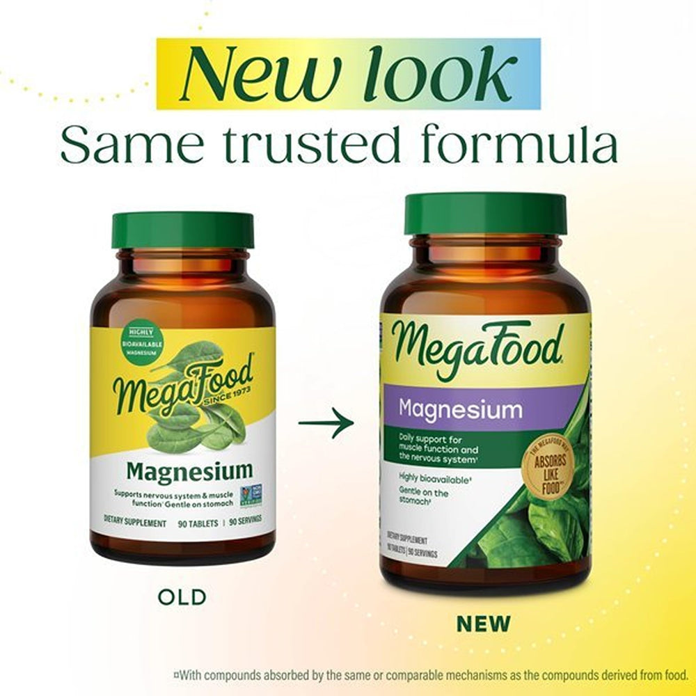 MegaFood Magnesium Glycinate, 60 Count