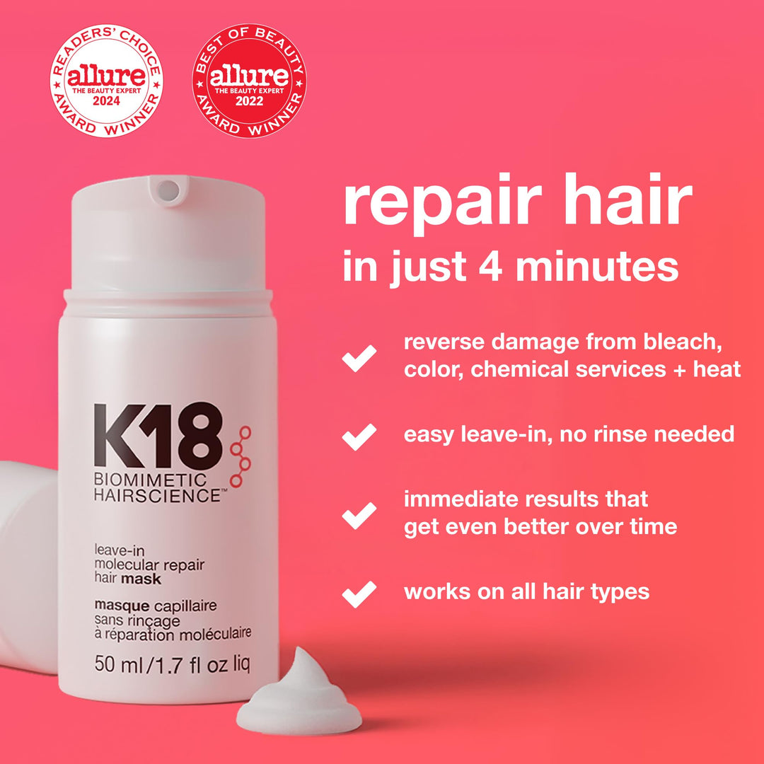 K18 Leave-In Molecular Repair Hair Mask, 50 ml