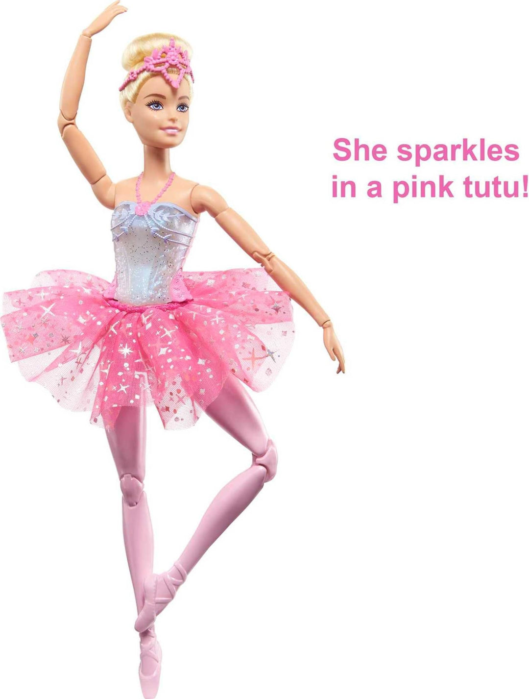 Barbie Dreamtopia Twinkle Lights Ballerina Doll, Blonde