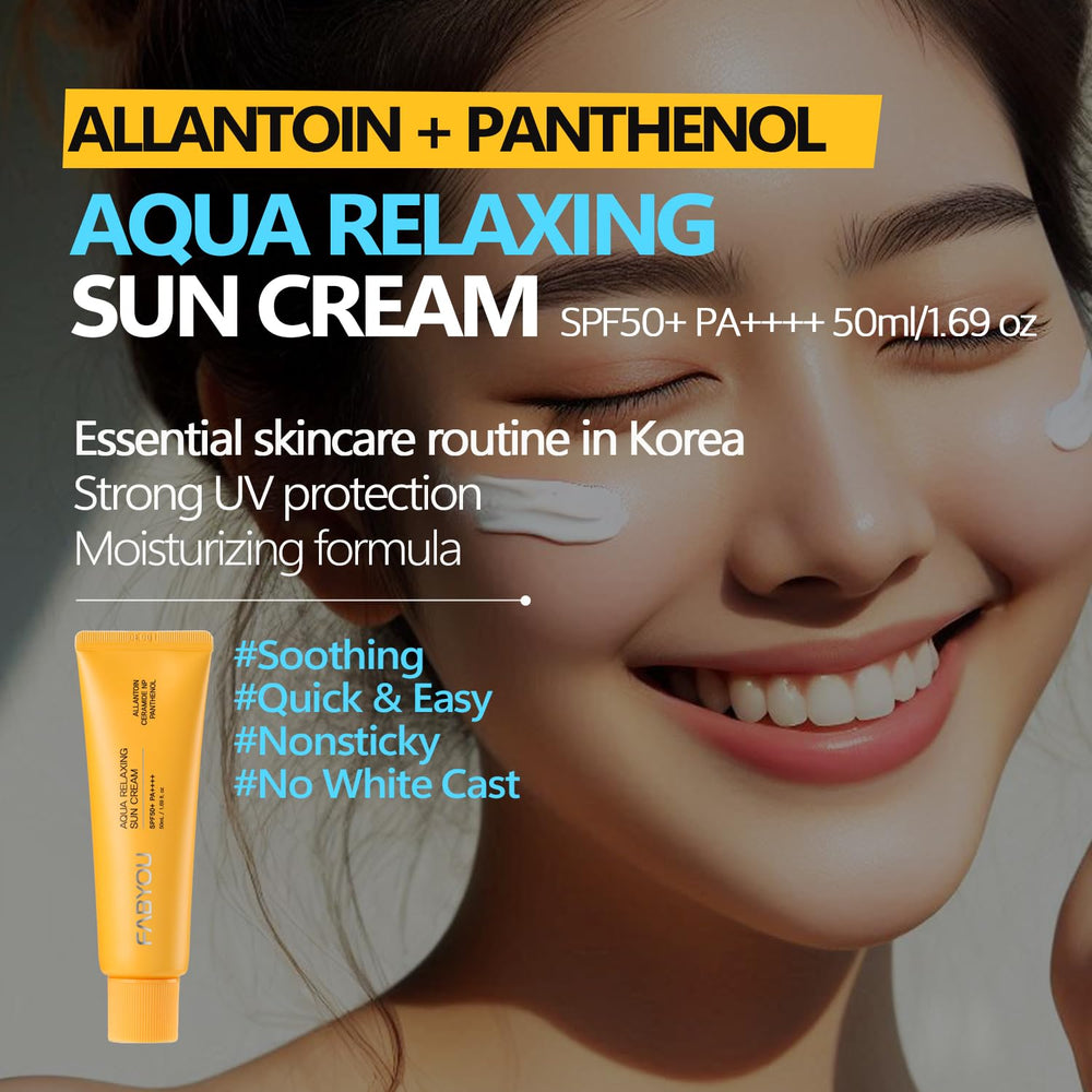 Fabyou Aqua Relaxing Sun Cream SPF50+ PA++++, 50 ml