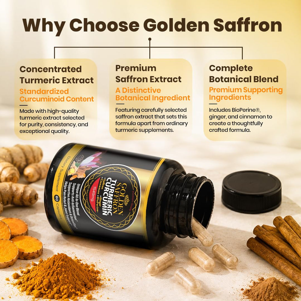 Golden Saffron Turmeric Curcumin