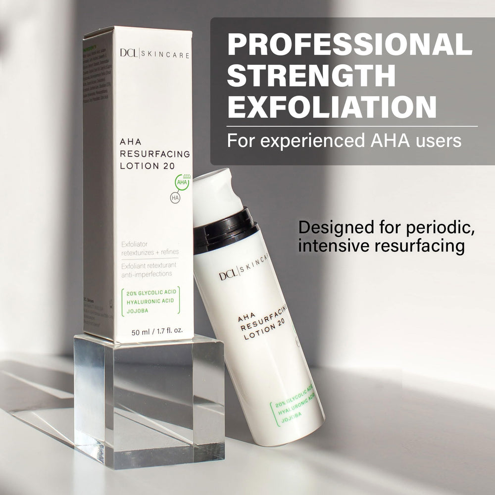 DCL Skincare AHA Resurfacing Lotion, 20% Glycolic Acid, 1.7 fl oz
