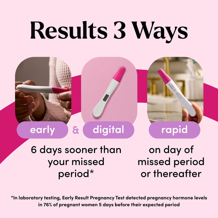 First Response Triple Check Pregnancy Test, 3 Count