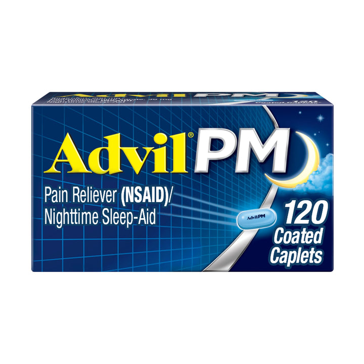 Advil PM Pain Reliever and Nighttime Sleep Aid, 120 Count