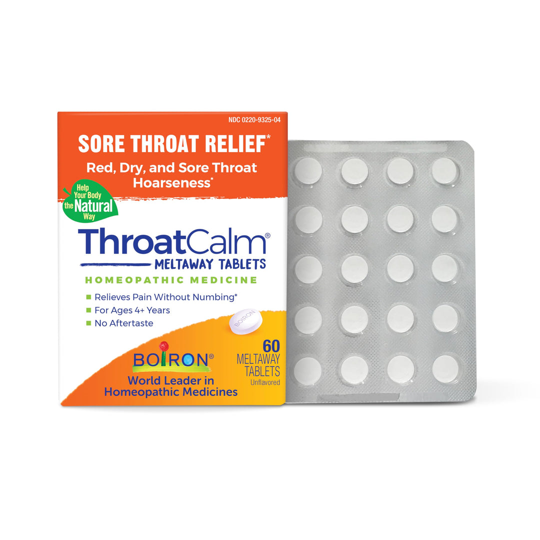Boiron ThroatCalm Tablets, 60 Count