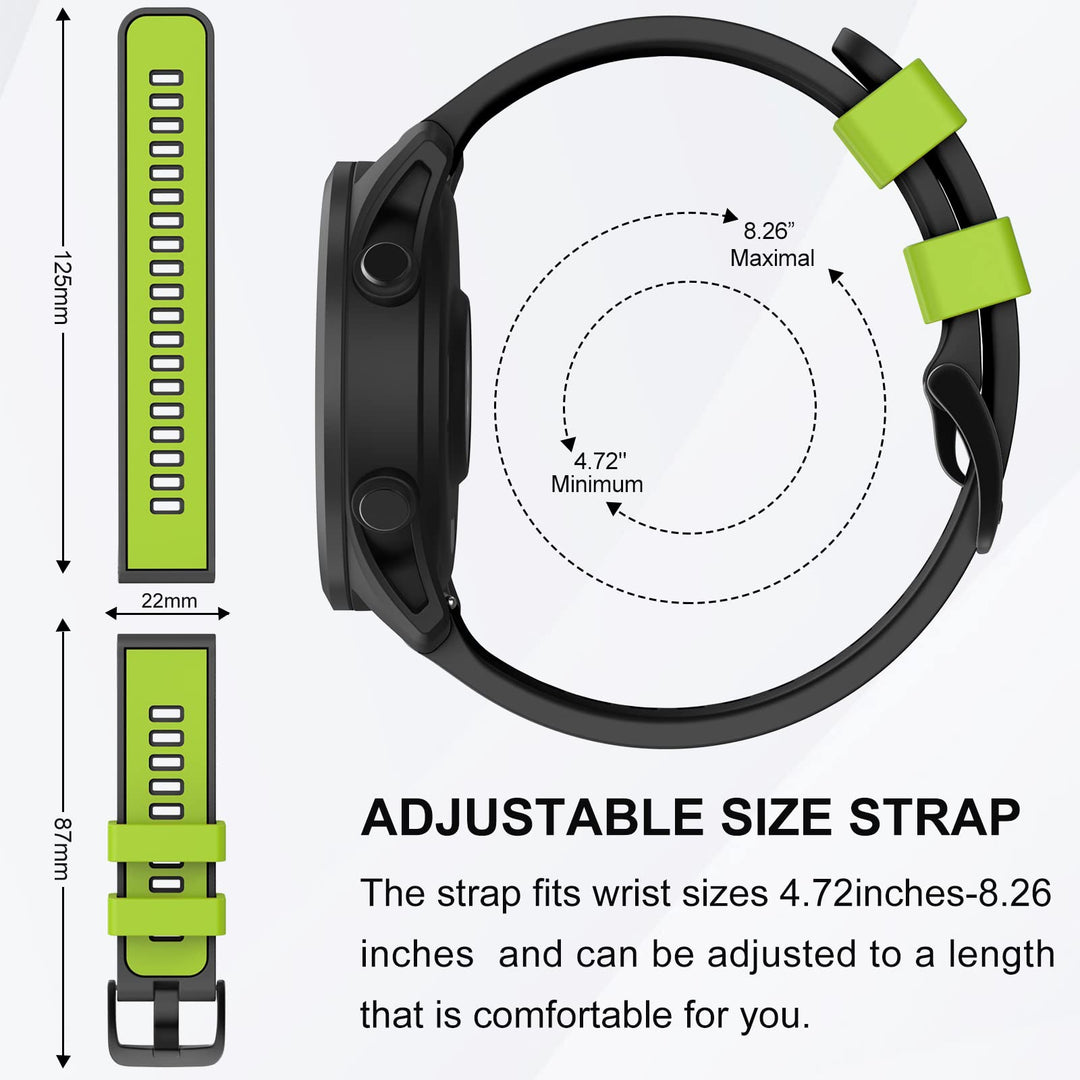 MYSNBKN Watch Band, 22 mm