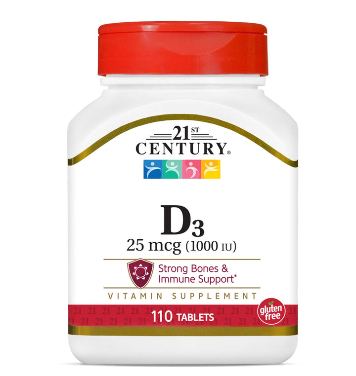 21st Century Vitamin D3 1000 IU, 110 Count