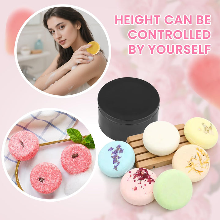 SanZaoGang Round Soap and Shampoo Bar Mold, 2.5 in