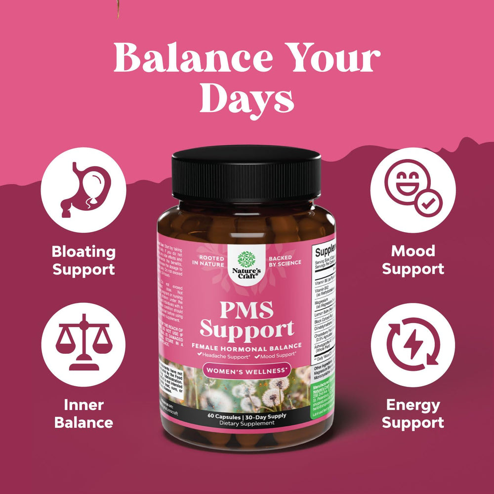 Natures Craft Herbal PMS Support Supplement
