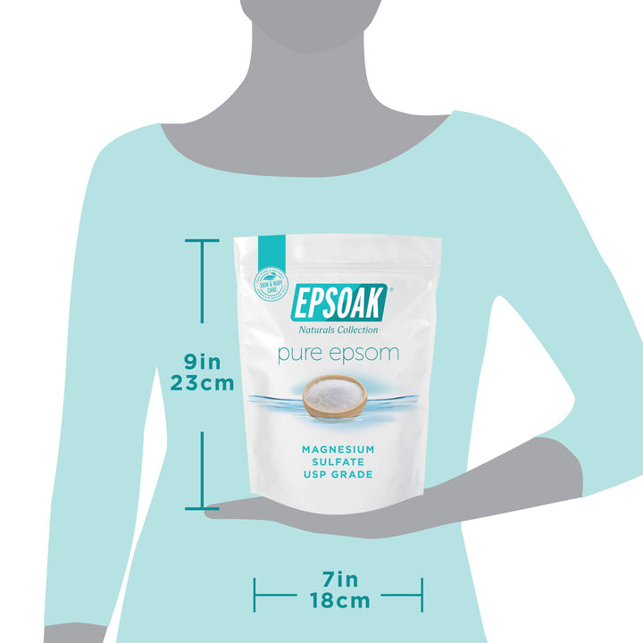 Epsoak Epsom Salt, Unscented, 2 lb