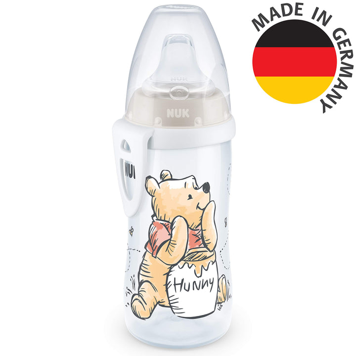 NUK Active Cup Toddler Cup, Disney Winnie the Pooh, Beige, 300 ml
